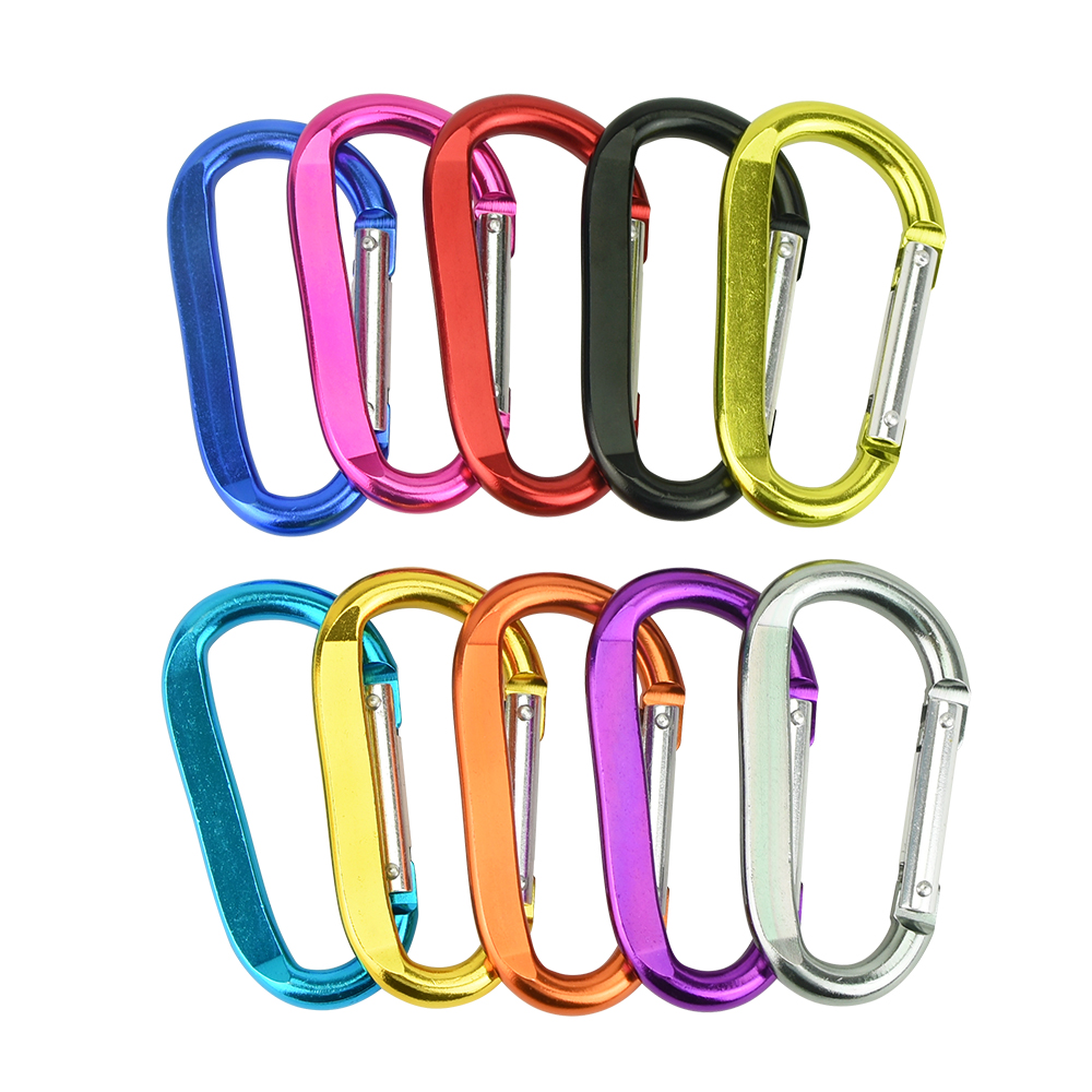 D형 더블리벳 카라비너 ​​8D너트 10color